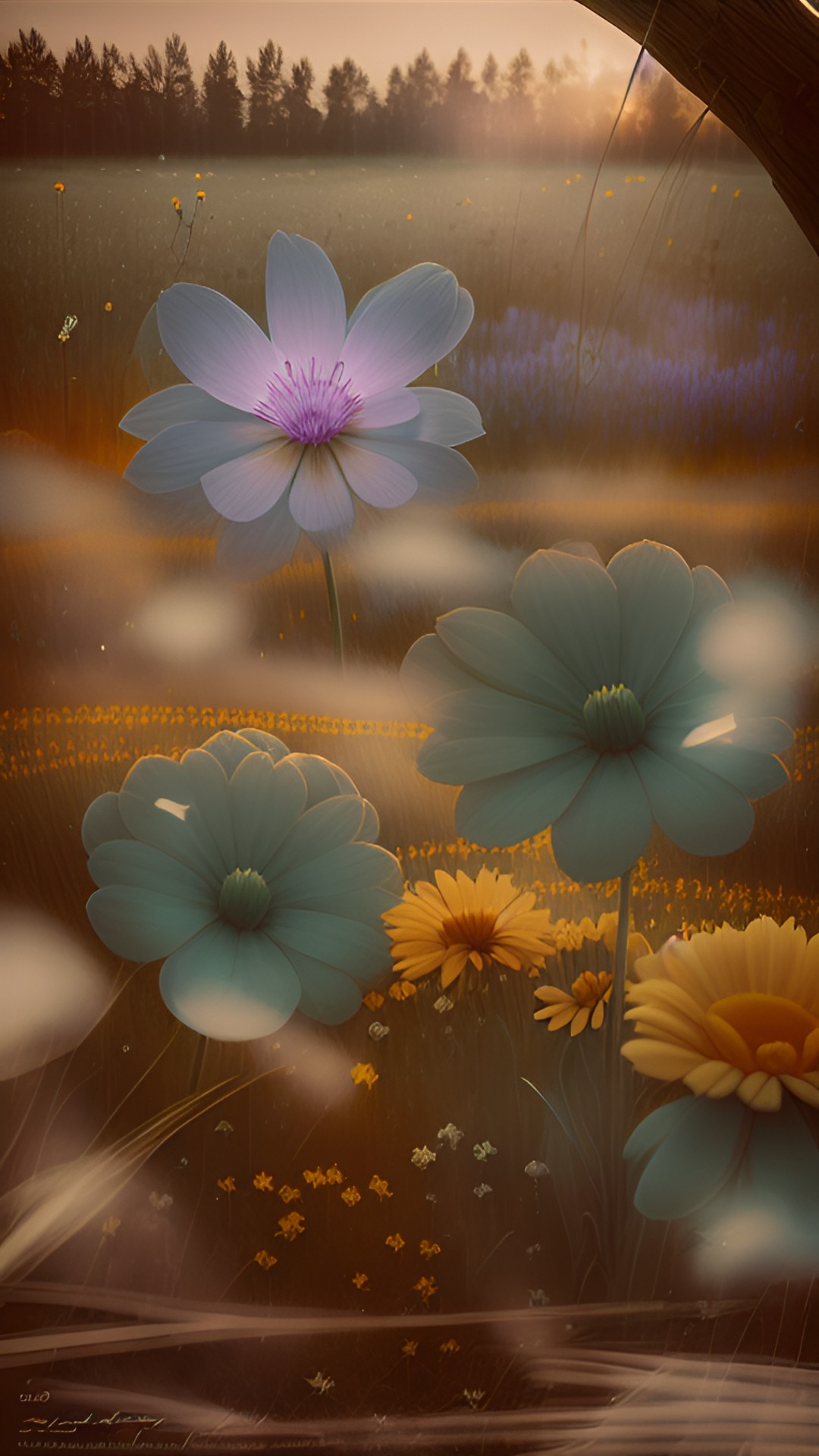 By: Wendy Istre - field of flowers preview