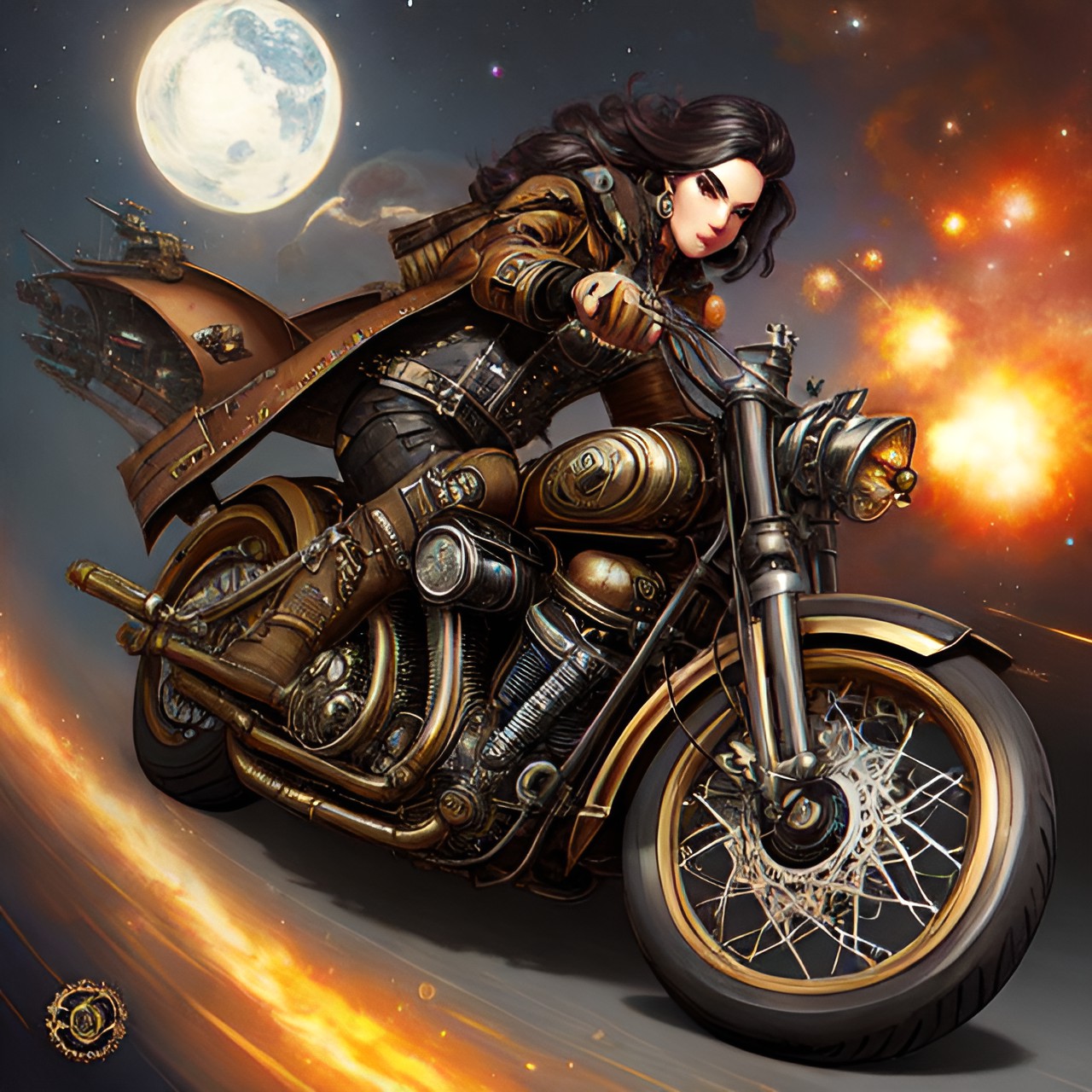 motorcycle space pirate preview