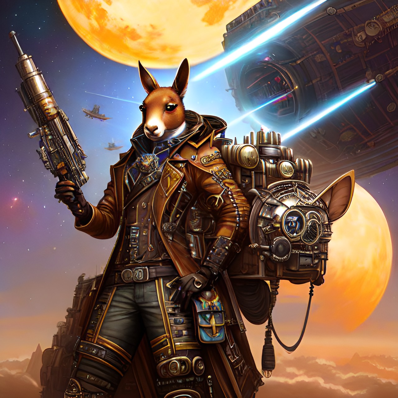 kangaroo space pirate preview