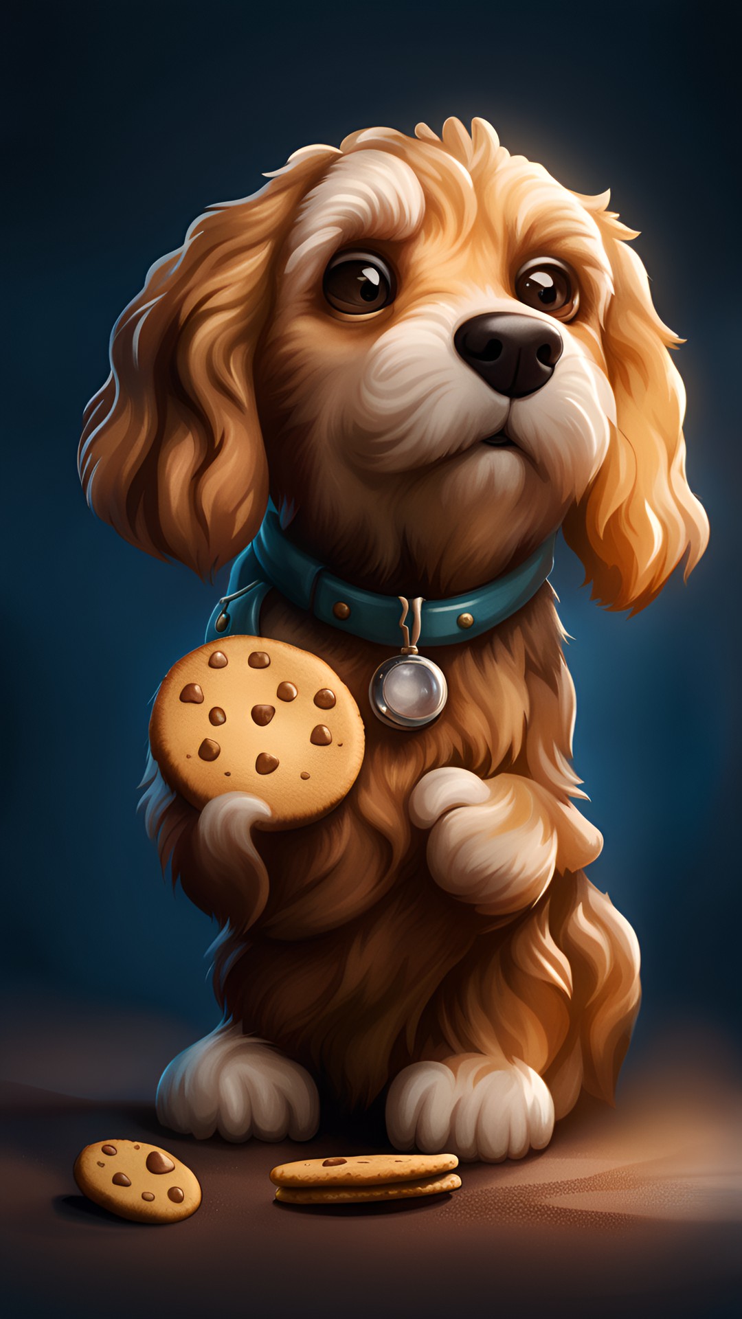 Cookie dog - dog with cookie preview