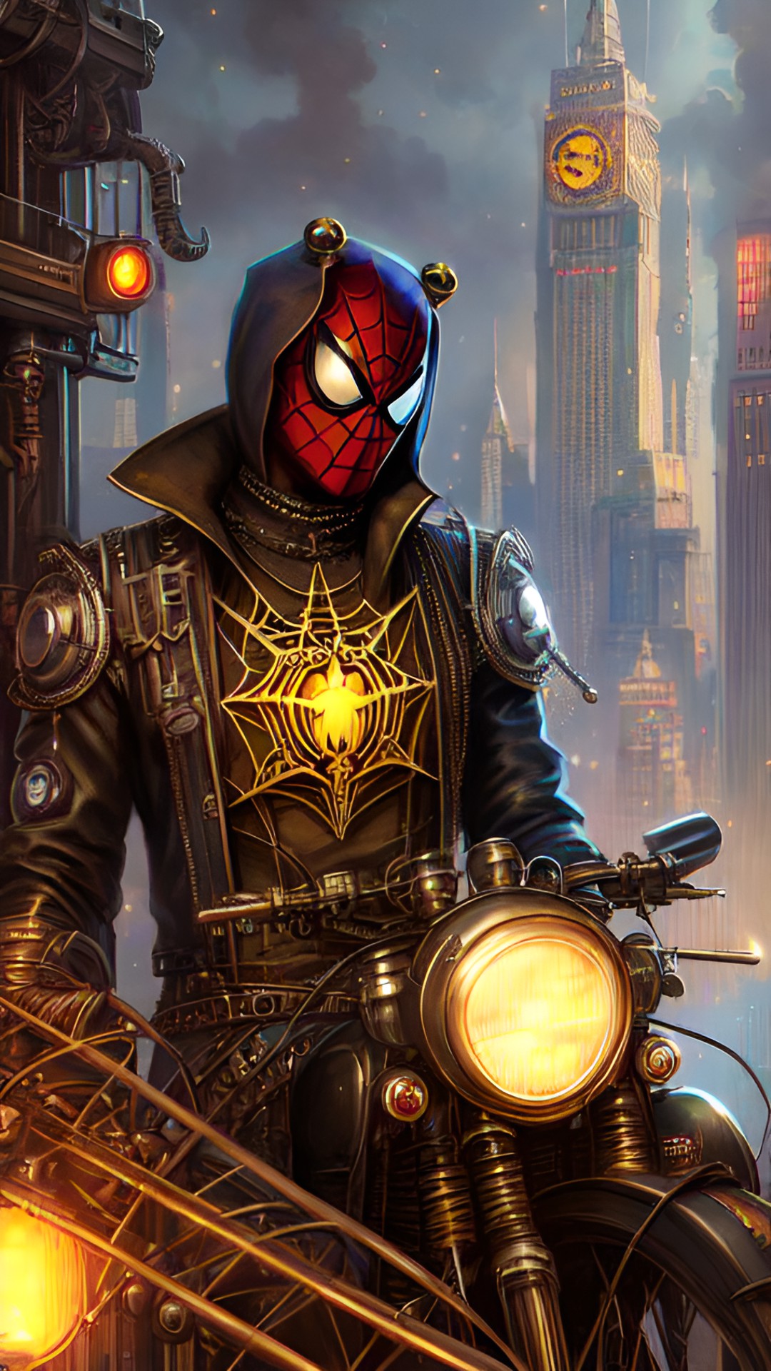 Steampunk spiderman - spider man preview