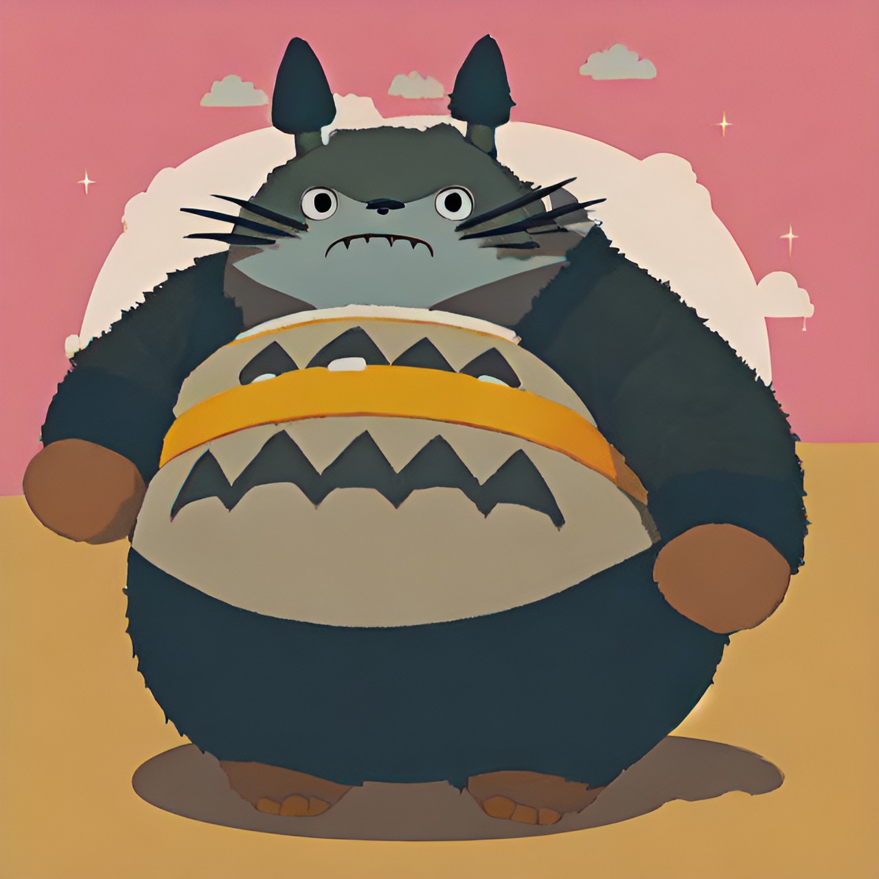 totoro sumo wrestler preview