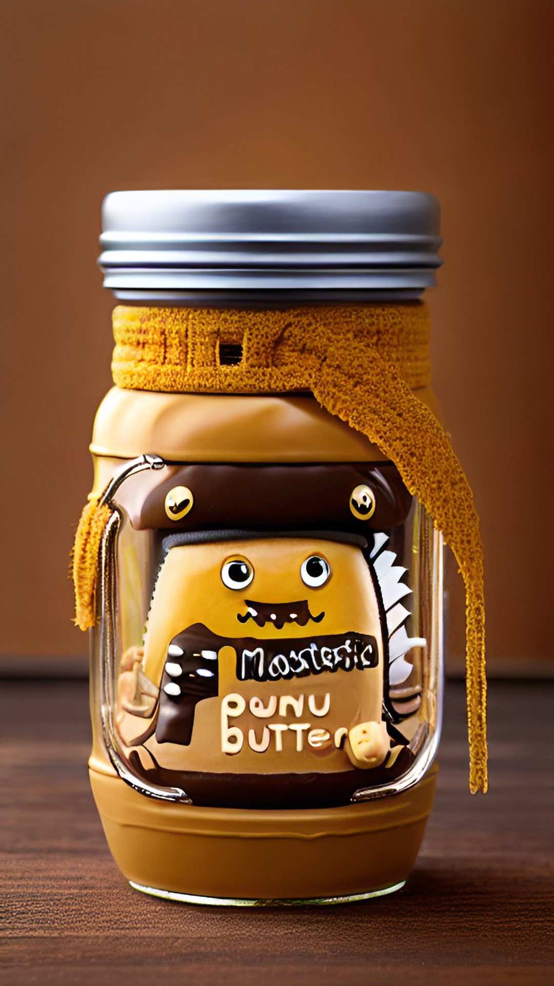 peanut monster living in a peanut butter jar preview