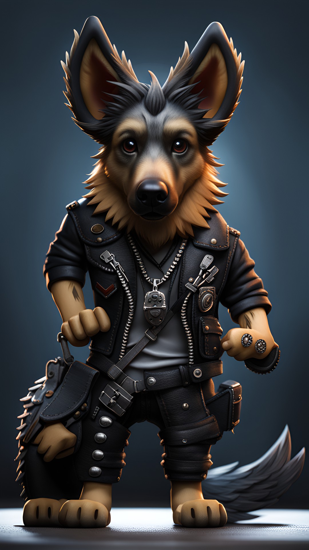 punk rocker german shepherd preview