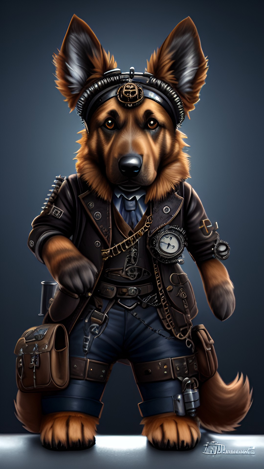 punk rocker german shepherd preview