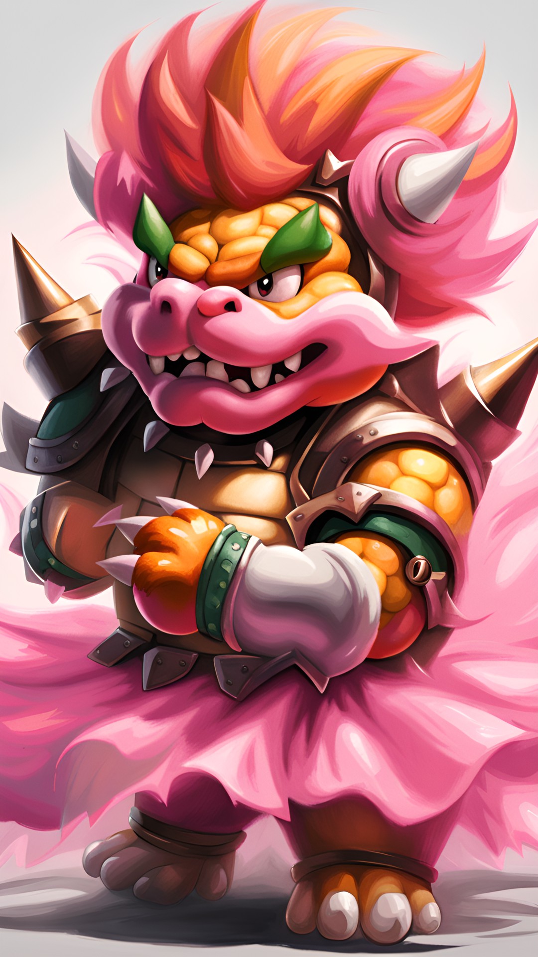 bowser pink tutu preview