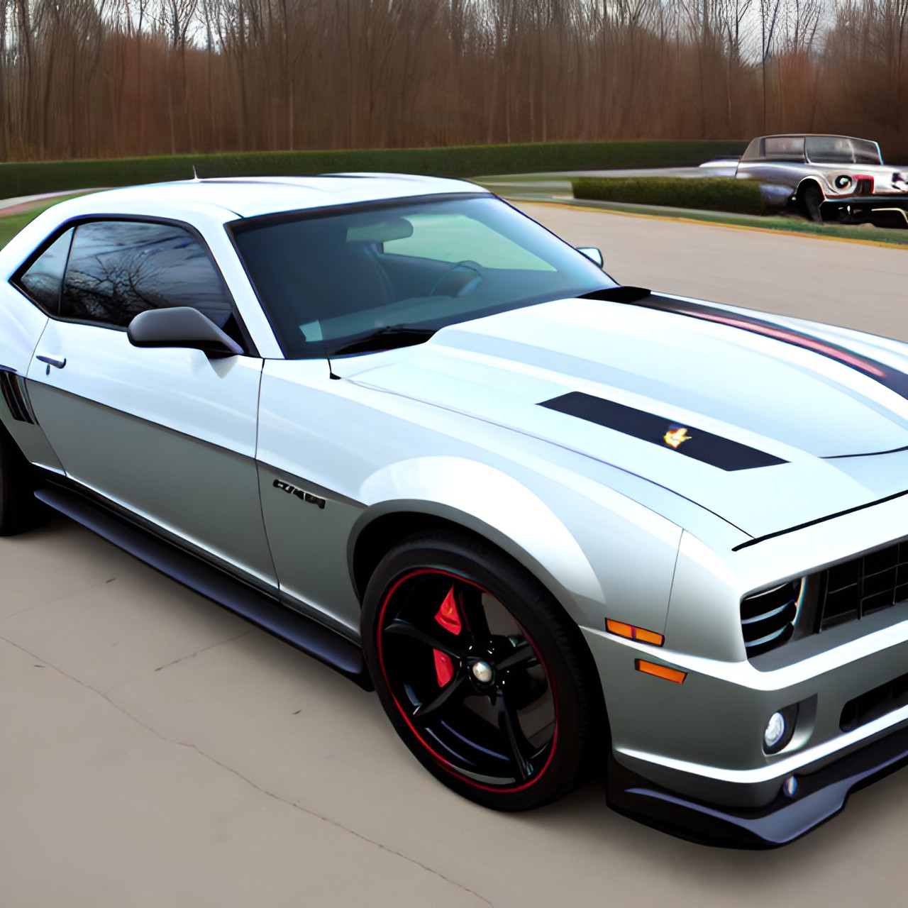 chevy camaro, modern, 2000s, muscle car, retro-styled preview