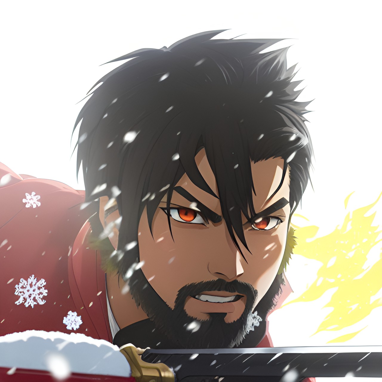 Lessssgooooo - kowshik fights with his black sword in the snow. preview