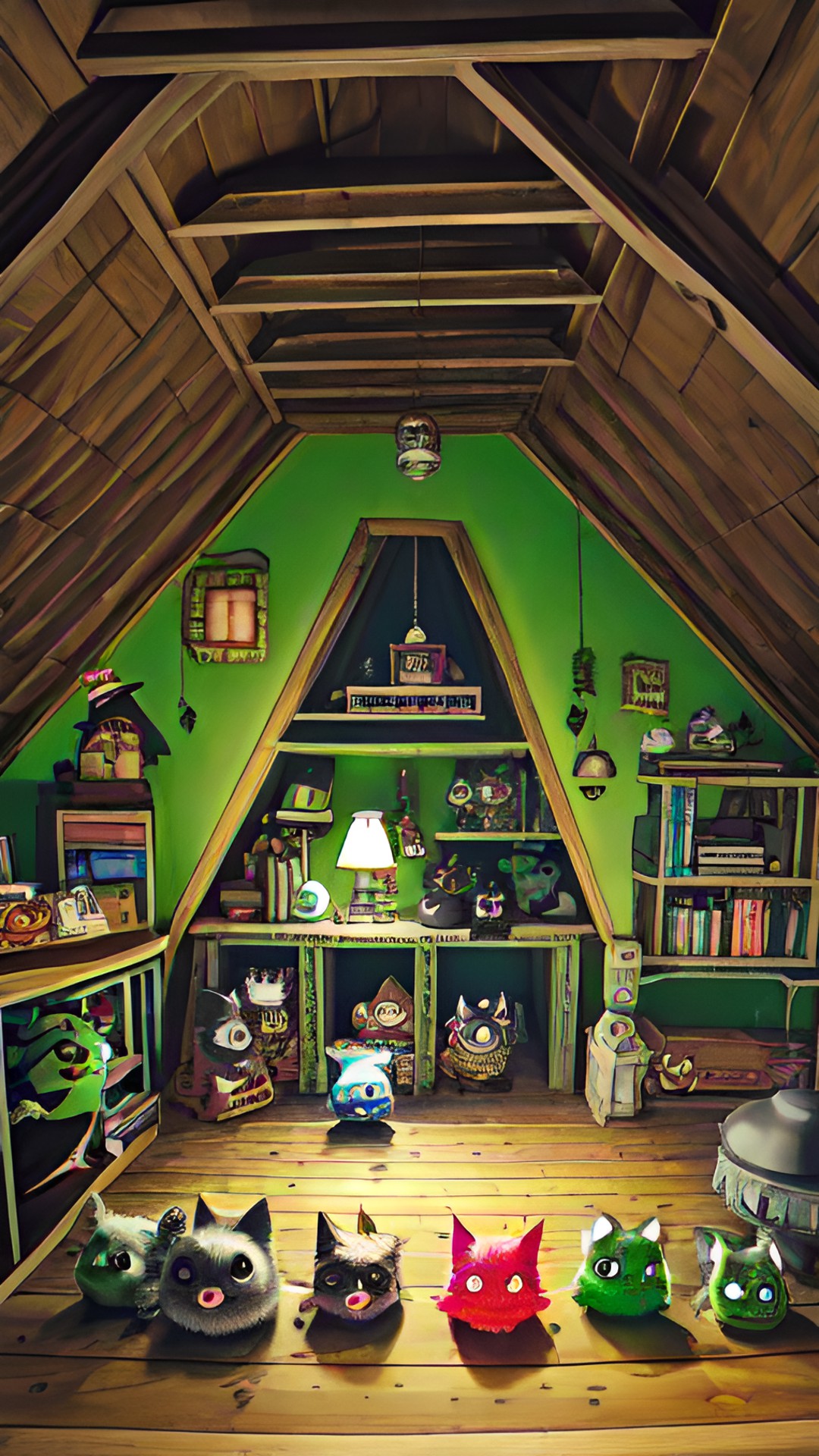 wicked little creatures in a creepy attic preview