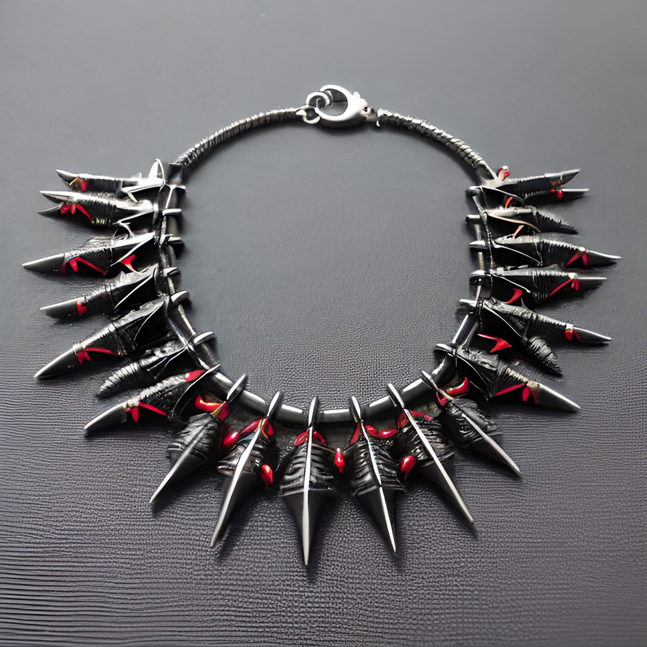 necklace of fangs and snarled claws. preview