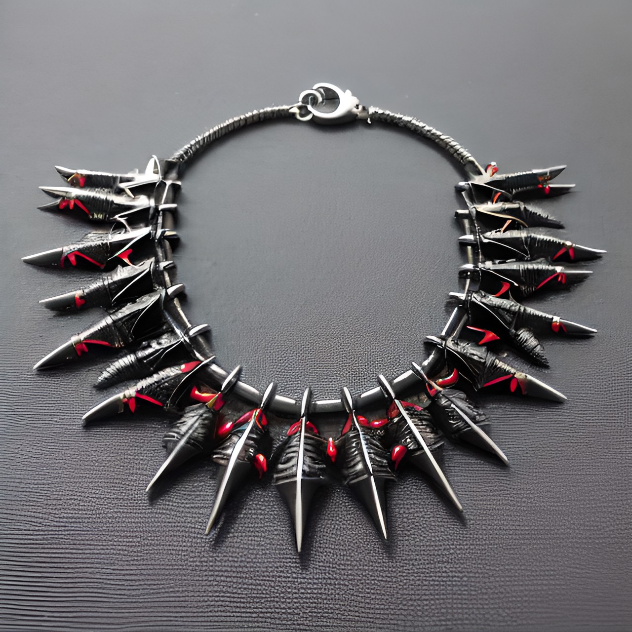 necklace of fangs and snarled claws. preview