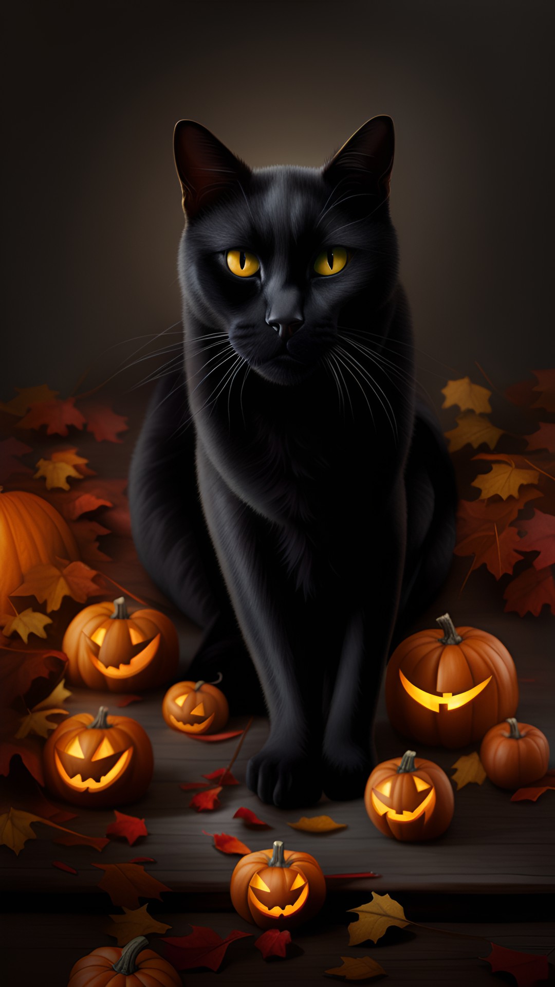 black cat halloween preview