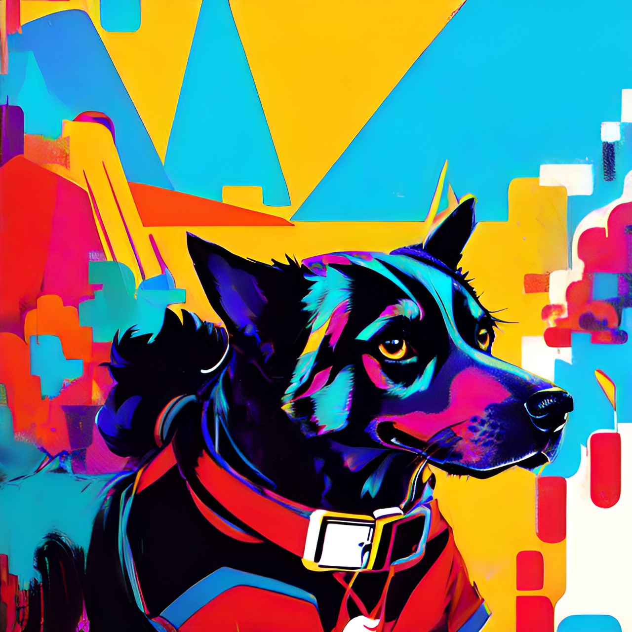 Dog - dog with phone preview