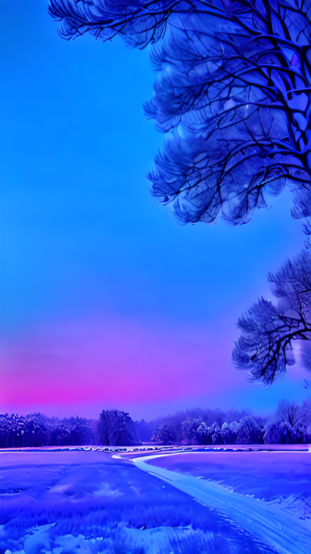 winter landscape, soft lights, soft colours, pastel preview