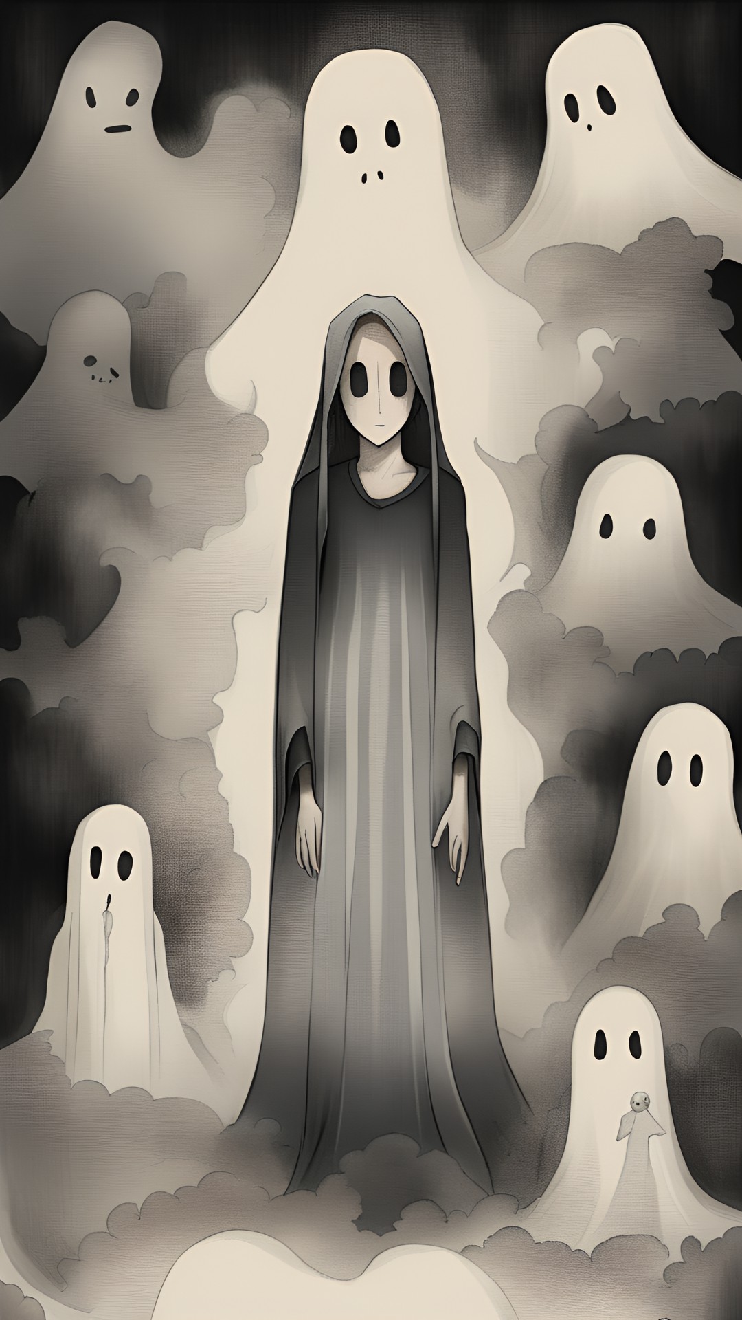 all my friends are ghosts and shadow people preview