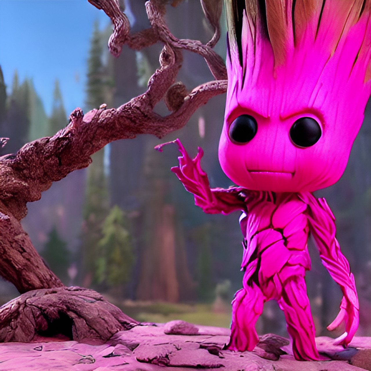 groot in pink preview