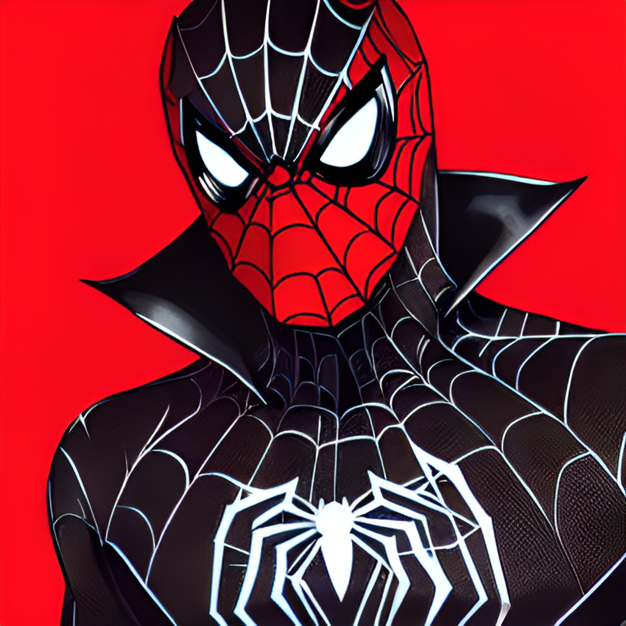 Rare spiderman - spiderman in black preview