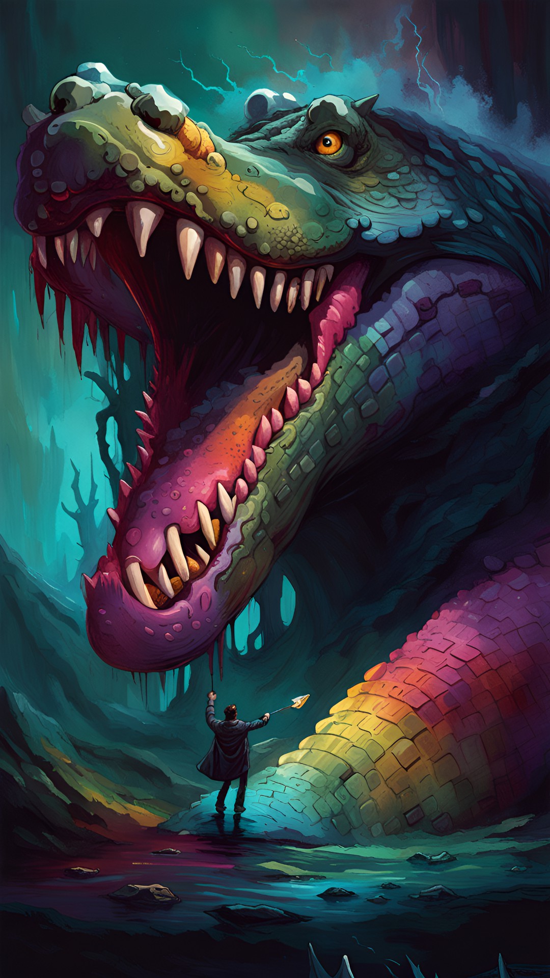 a giant crocodile preview