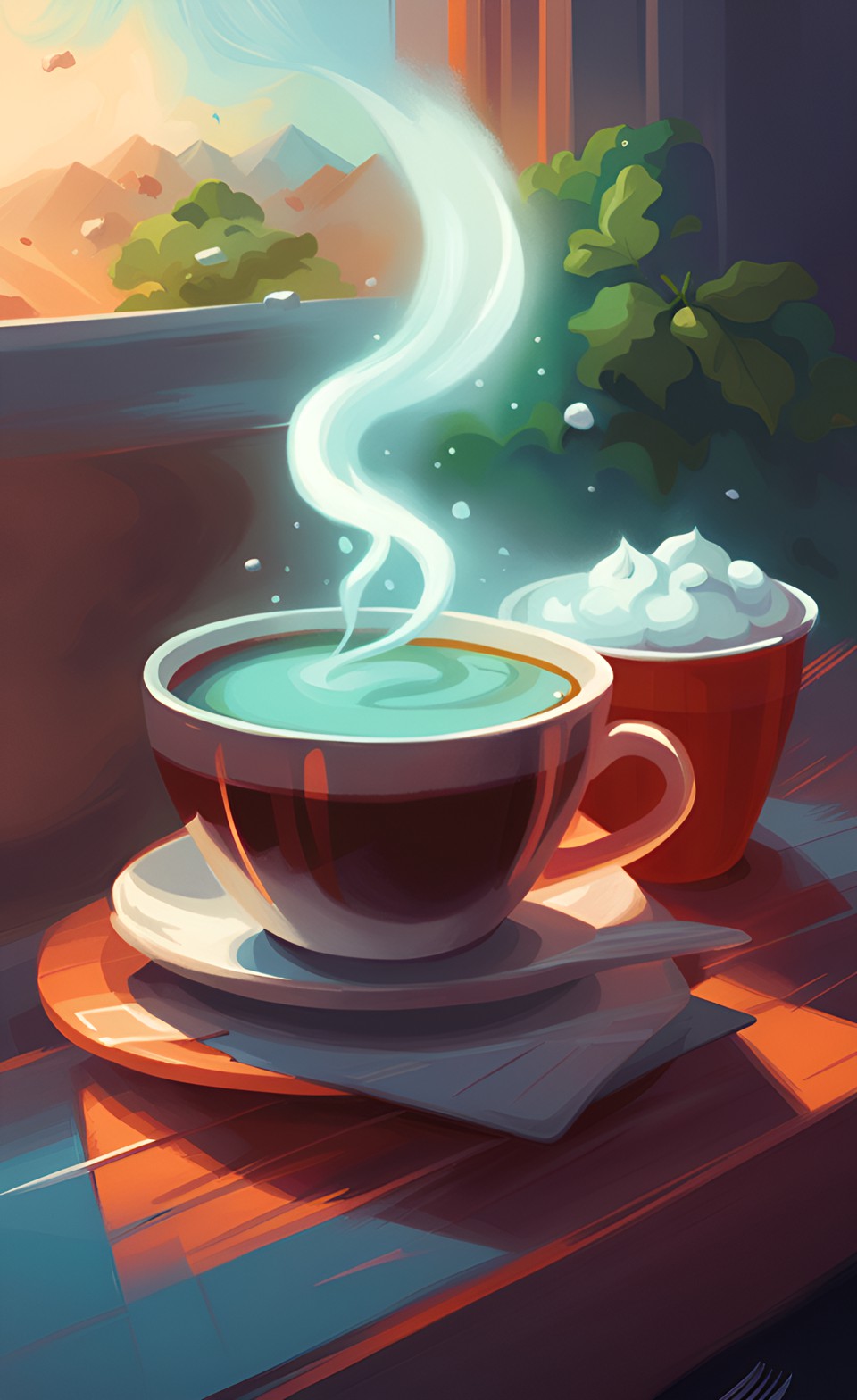 cloudy peppermint coffee preview