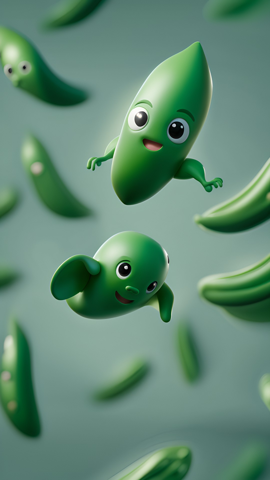 flying green bean preview