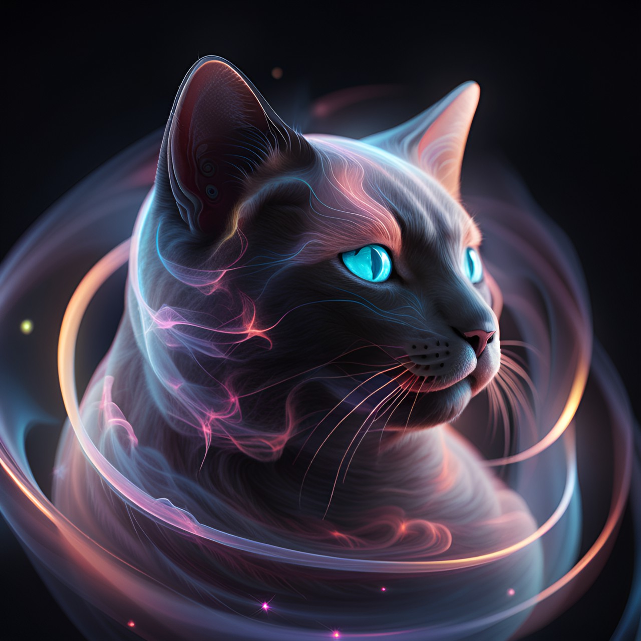 cat
galaxies, spirals, space, nebulae, stars, smoke, iridescent, intricate detail,octane render, preview