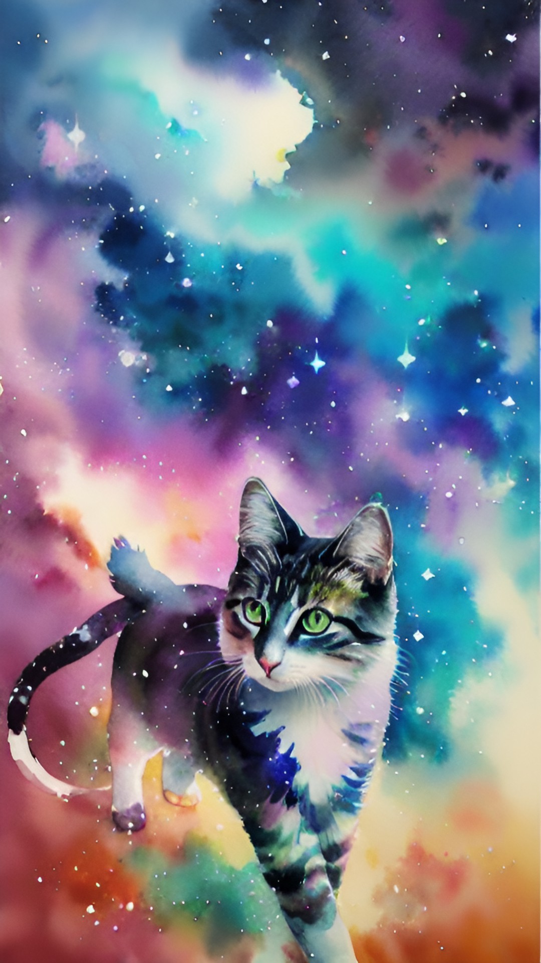 cat
galaxies, spirals, space, nebulae, stars, smoke, iridescent, intricate detail,octane render, preview