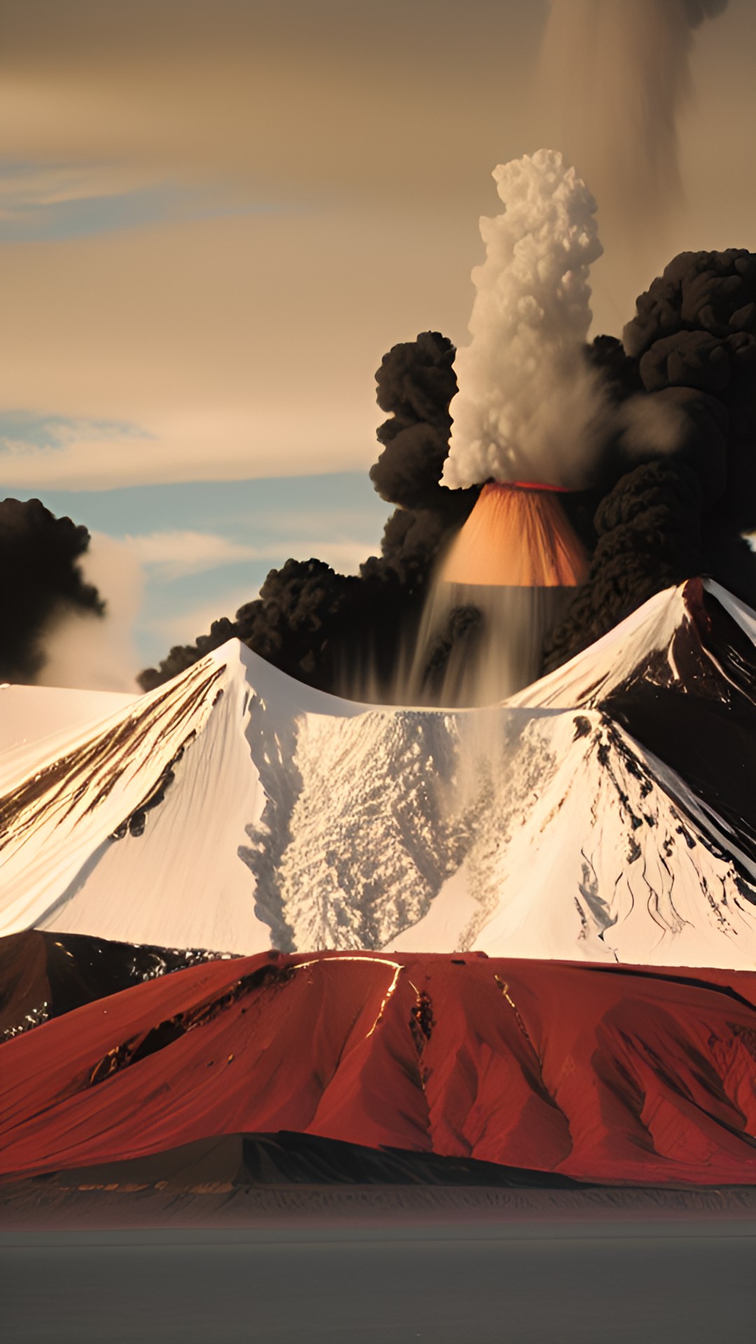 erupting volcano preview