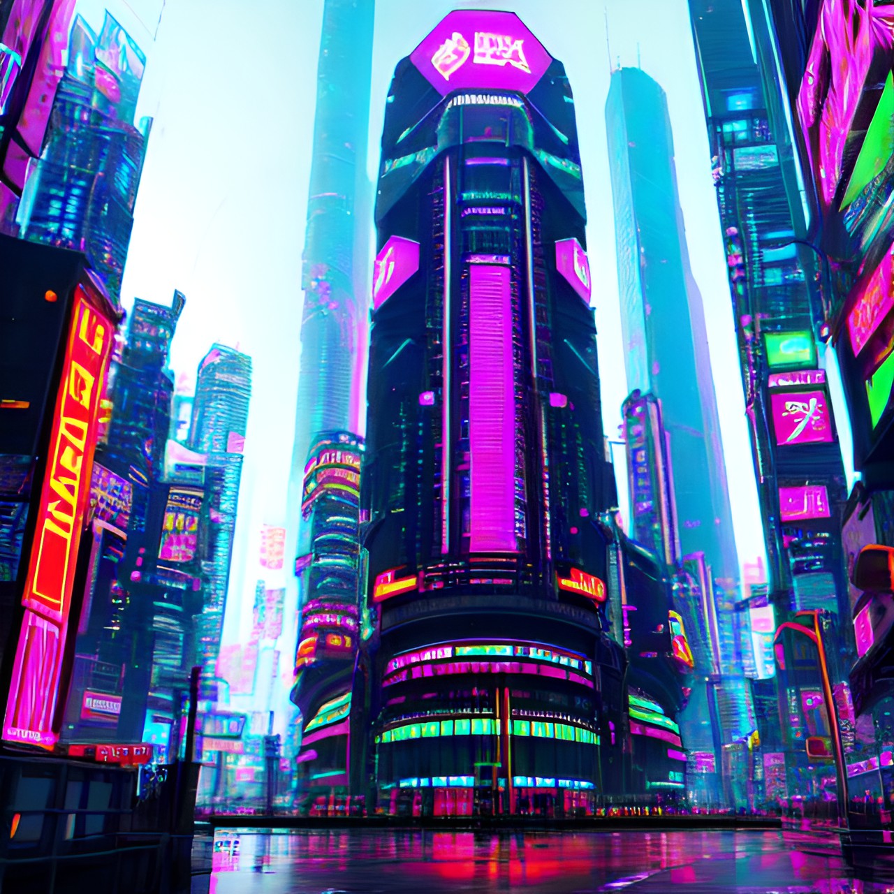 City - cyberpunk preview