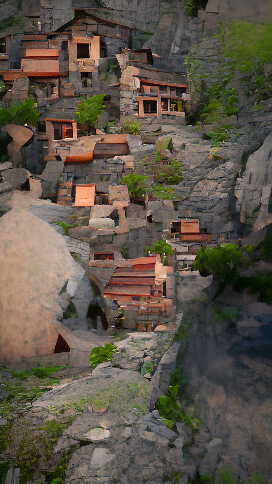 hidden village in the mountains preview