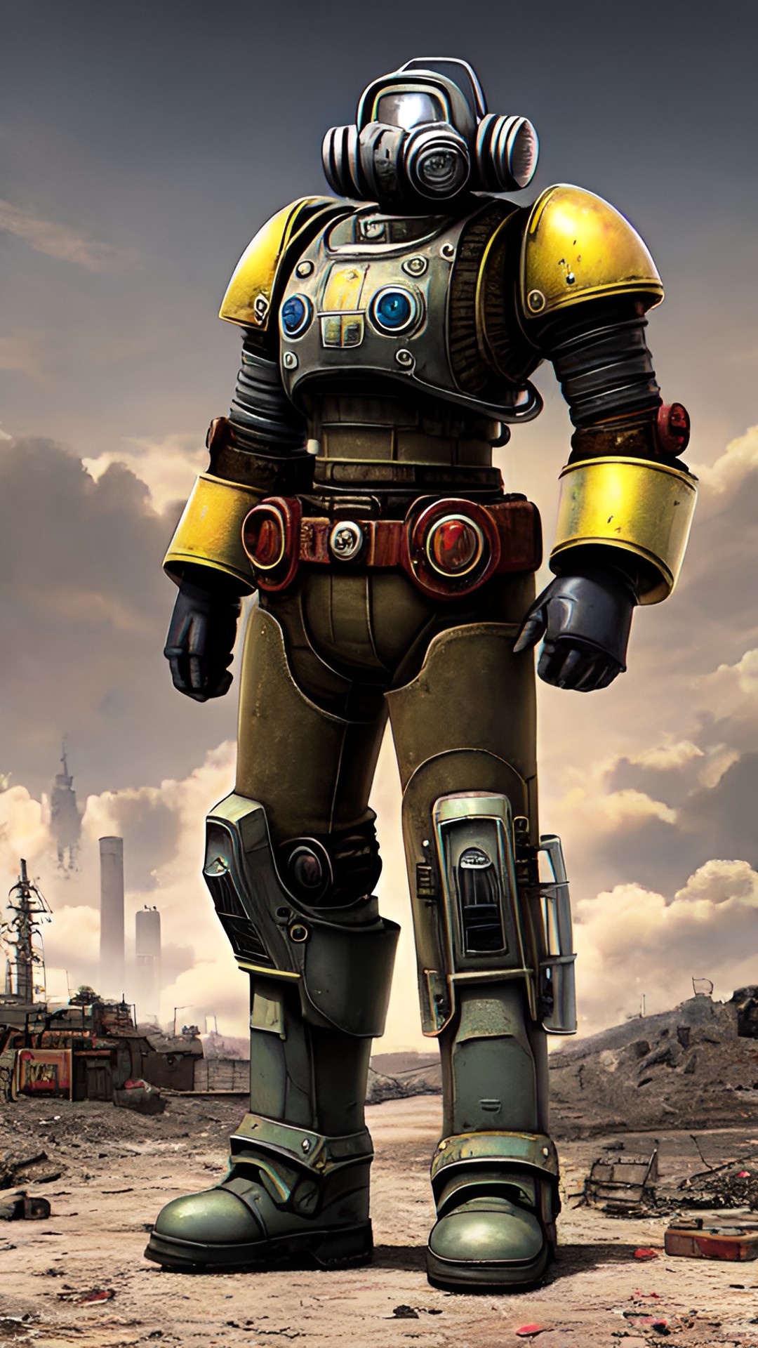 The S-53 Moscow - atomic hearts+fallout soviet power armor preview