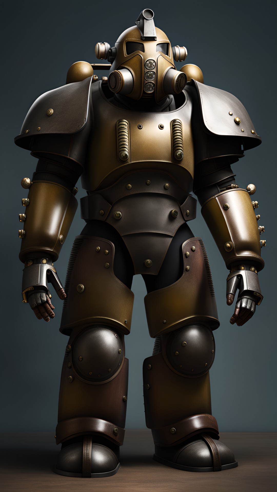 V-82 Victoria - fallout style british power armor preview