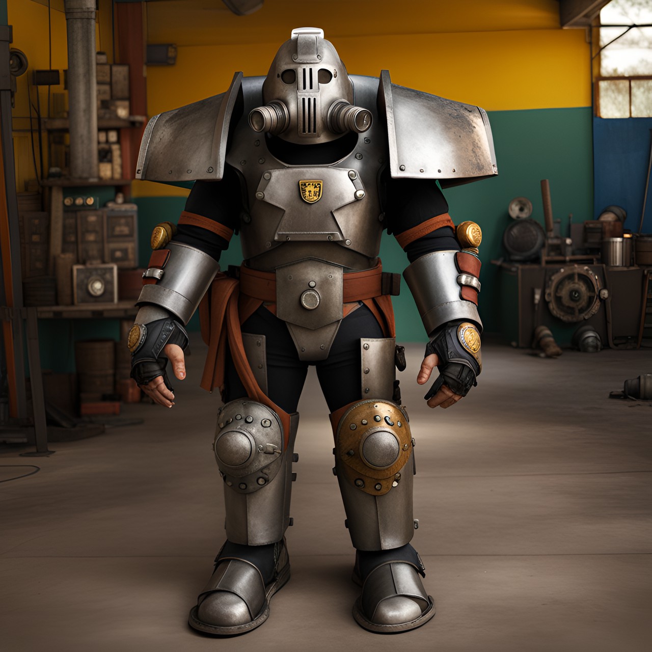 V-91 ogre - fallout style mexican power armor preview