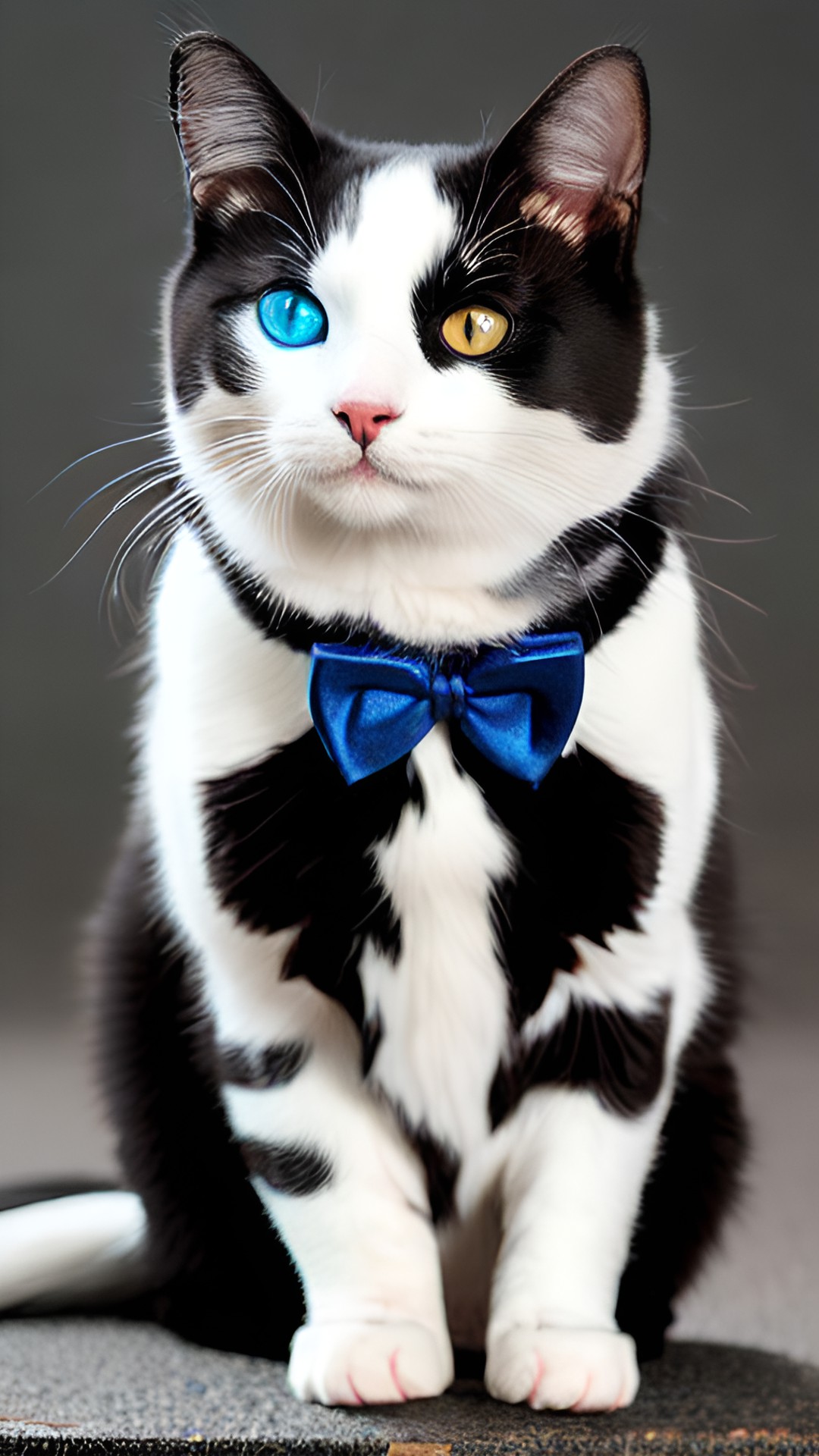 heterochromic tuxedo cat preview