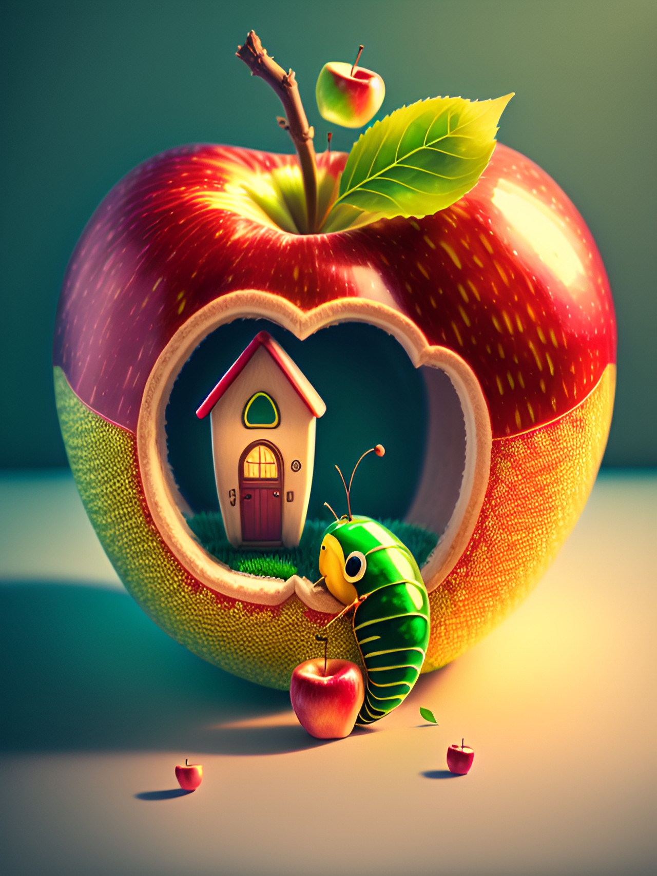 my home is my apple 🐛🍎 preview