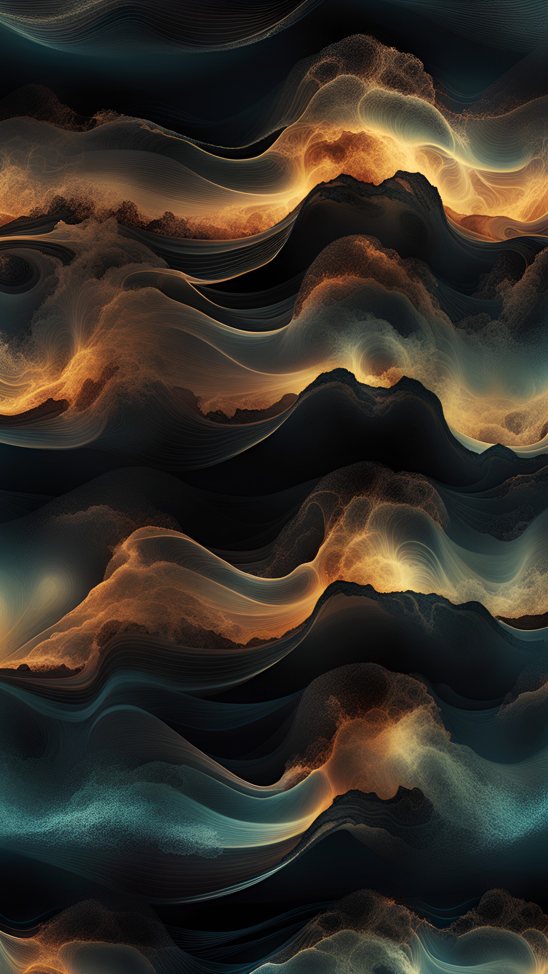 audio waves | heat affected burned and melted film | low fidelity inter-dimensional atmospheric fractal | damaged celluloid | incinerated film | decayed emulsion | soft gradient | dark faded colour | grunge | dirt | grit | glitch | error | smudge | blur | gradient | old film | expired film | dark background | subsurface light scattering preview