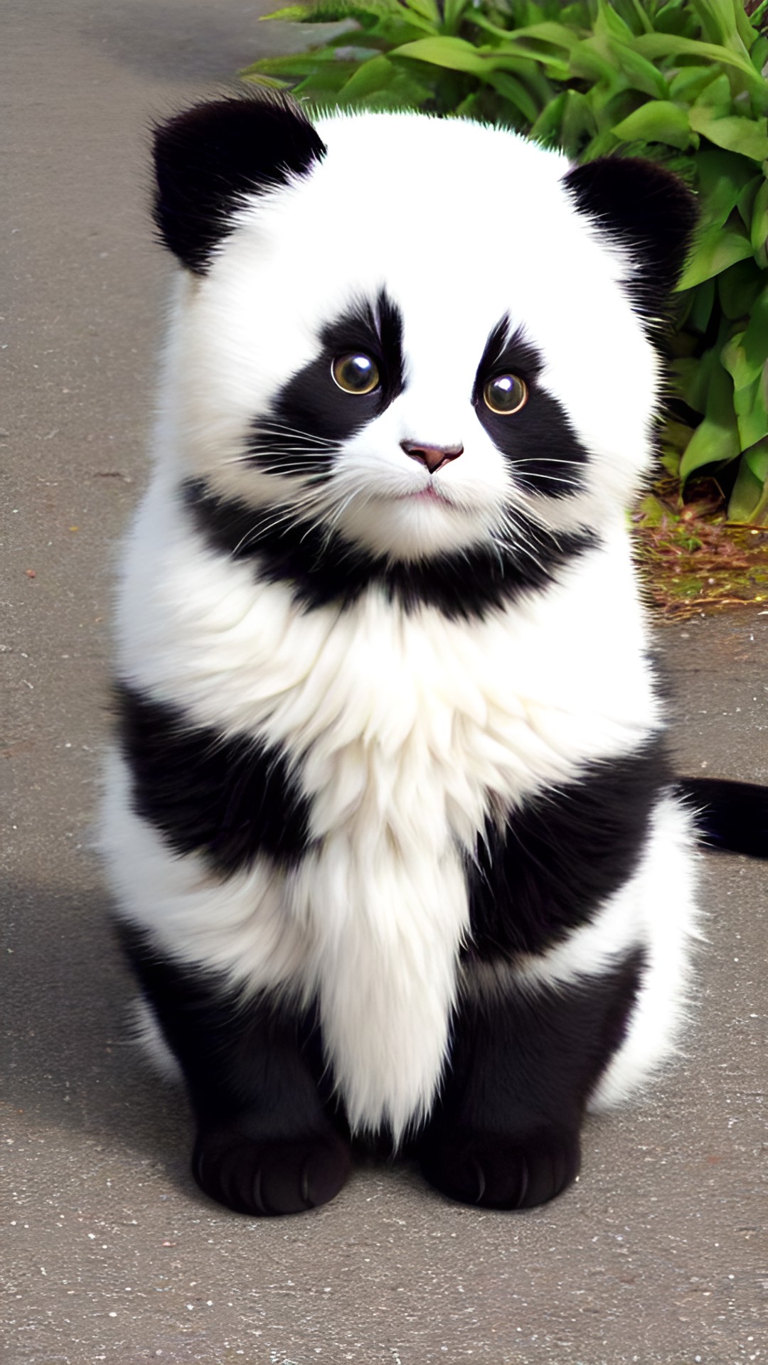 cat that looks like panda preview