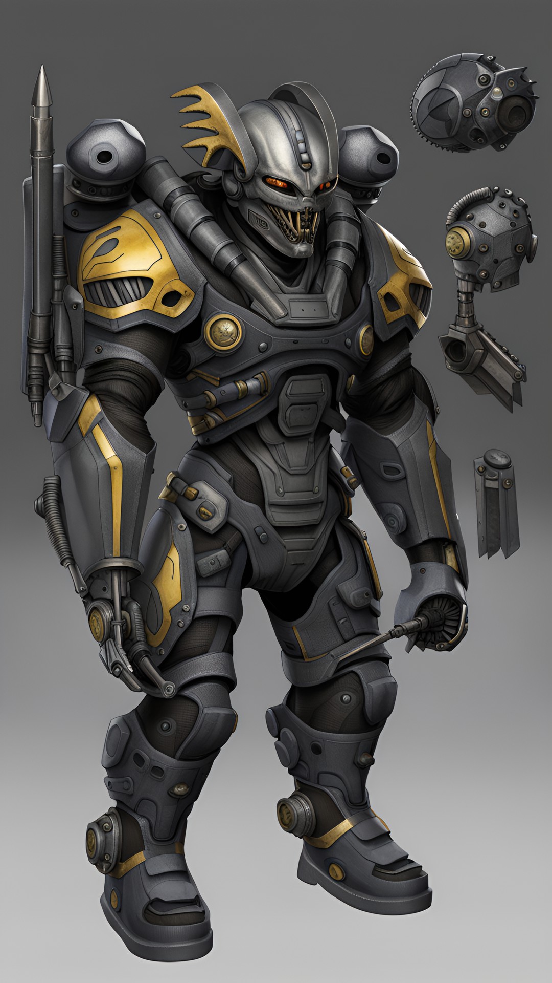 Martian Power armor - alien power armor suit preview