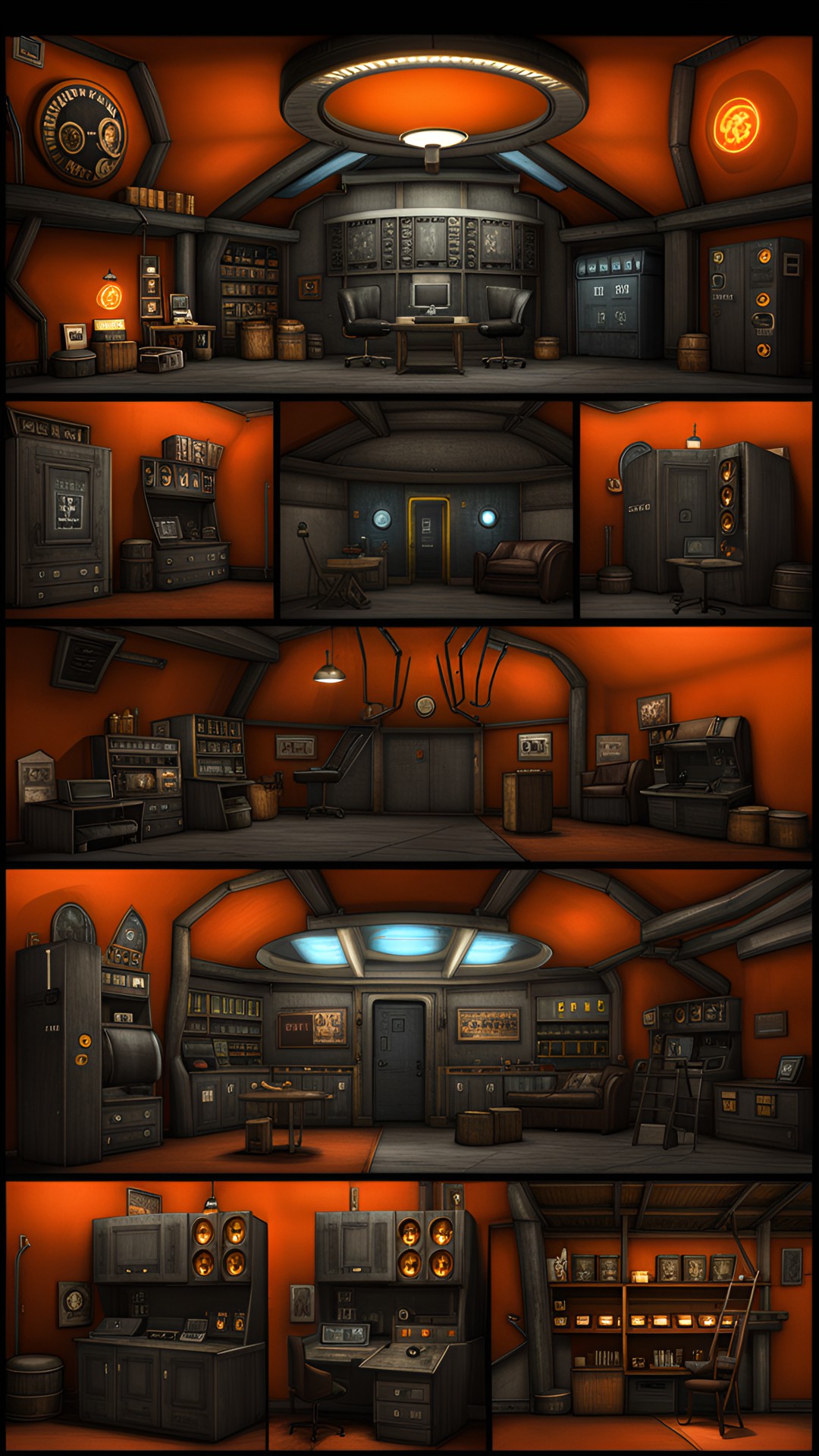 The science team - fallout style black mesa hq preview