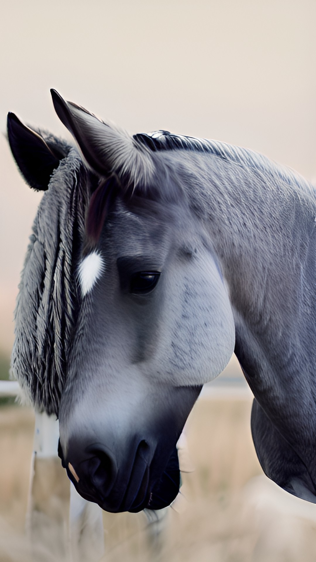 gray real horse preview