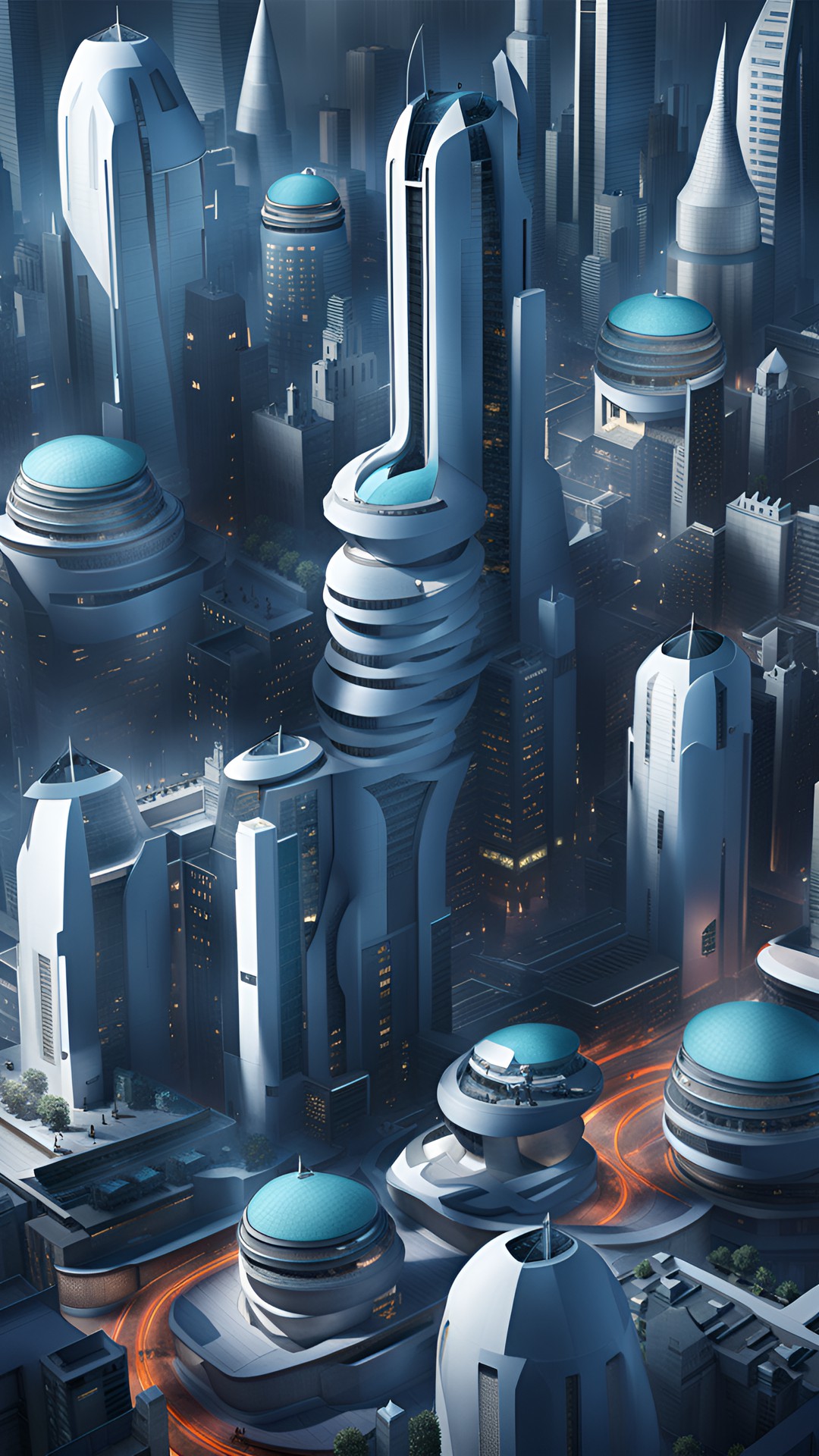 futuristic city preview