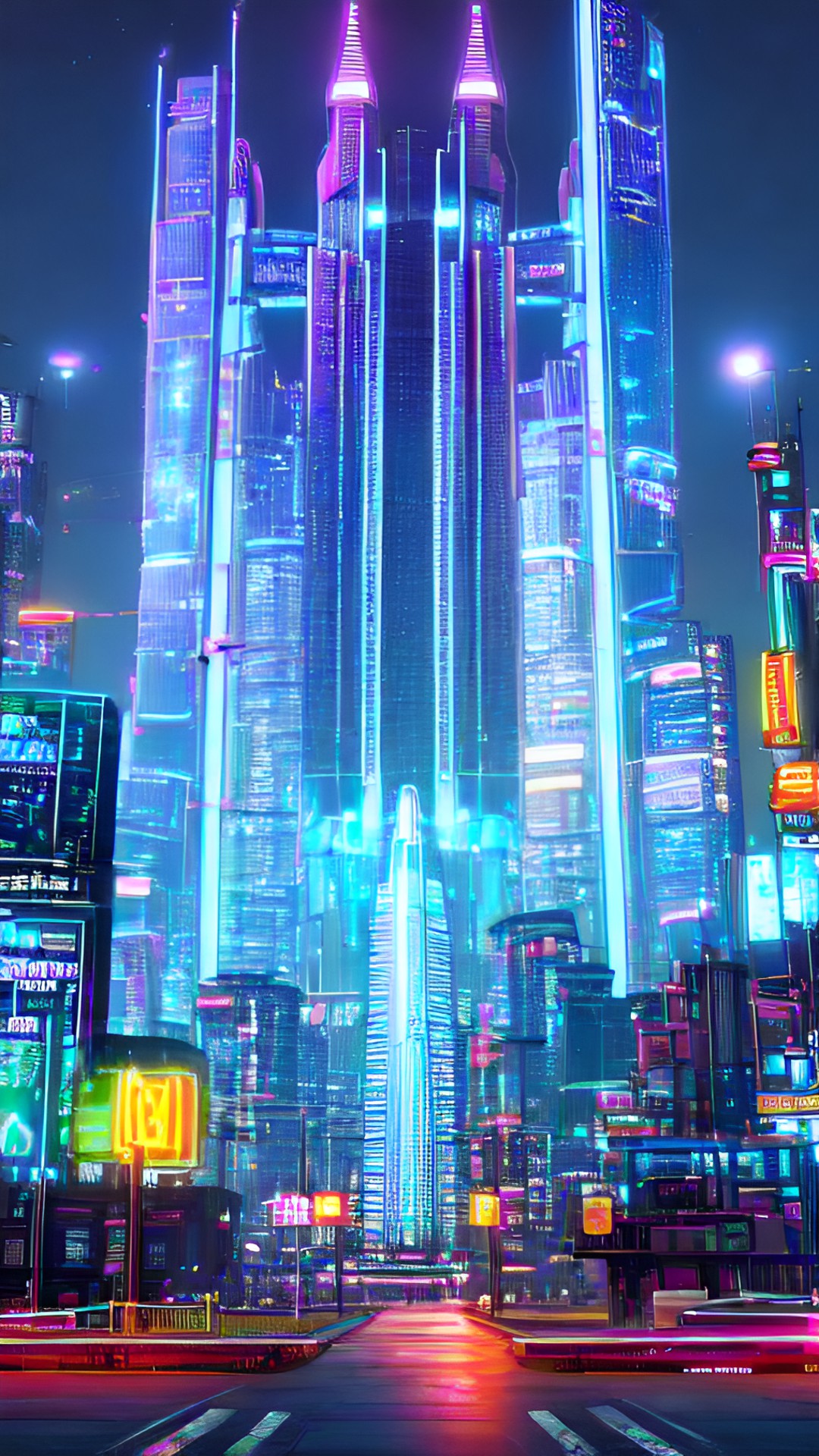 a futuristic artificial city that looks like the scene of a crime 24/7 - a futuristic artificial city that looks like the scene of a crime 24/7, with towering buildings and a dark, neon-lit atmosphere. preview