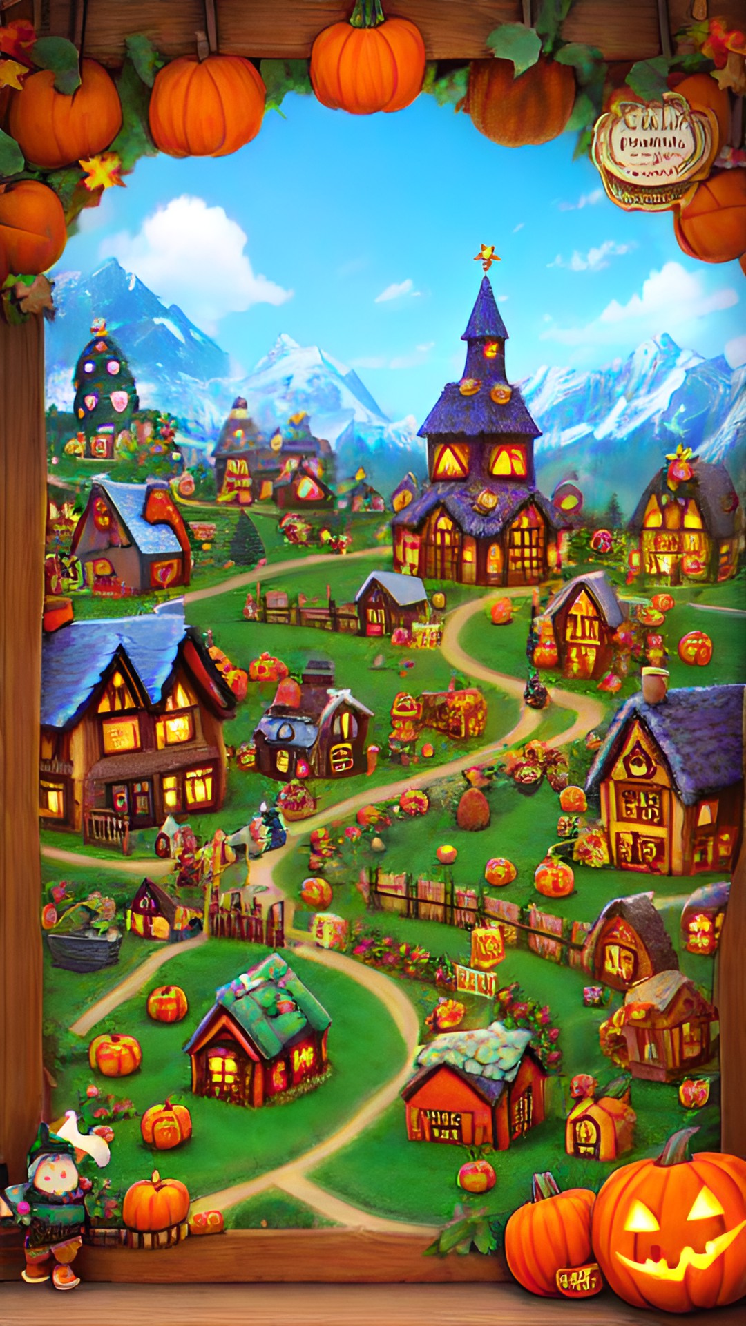 pumpkin village for gnomes preview