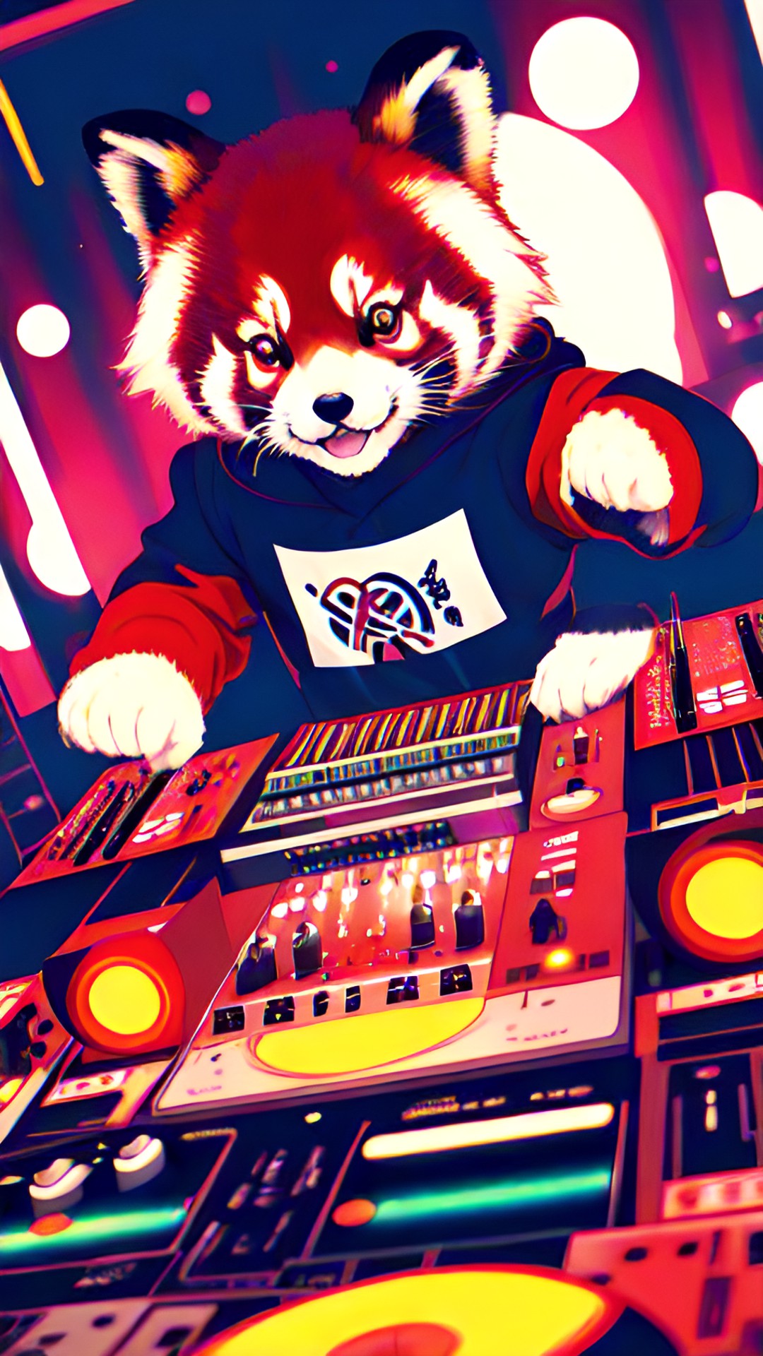 DJ Red Panda - red panda as a dj preview