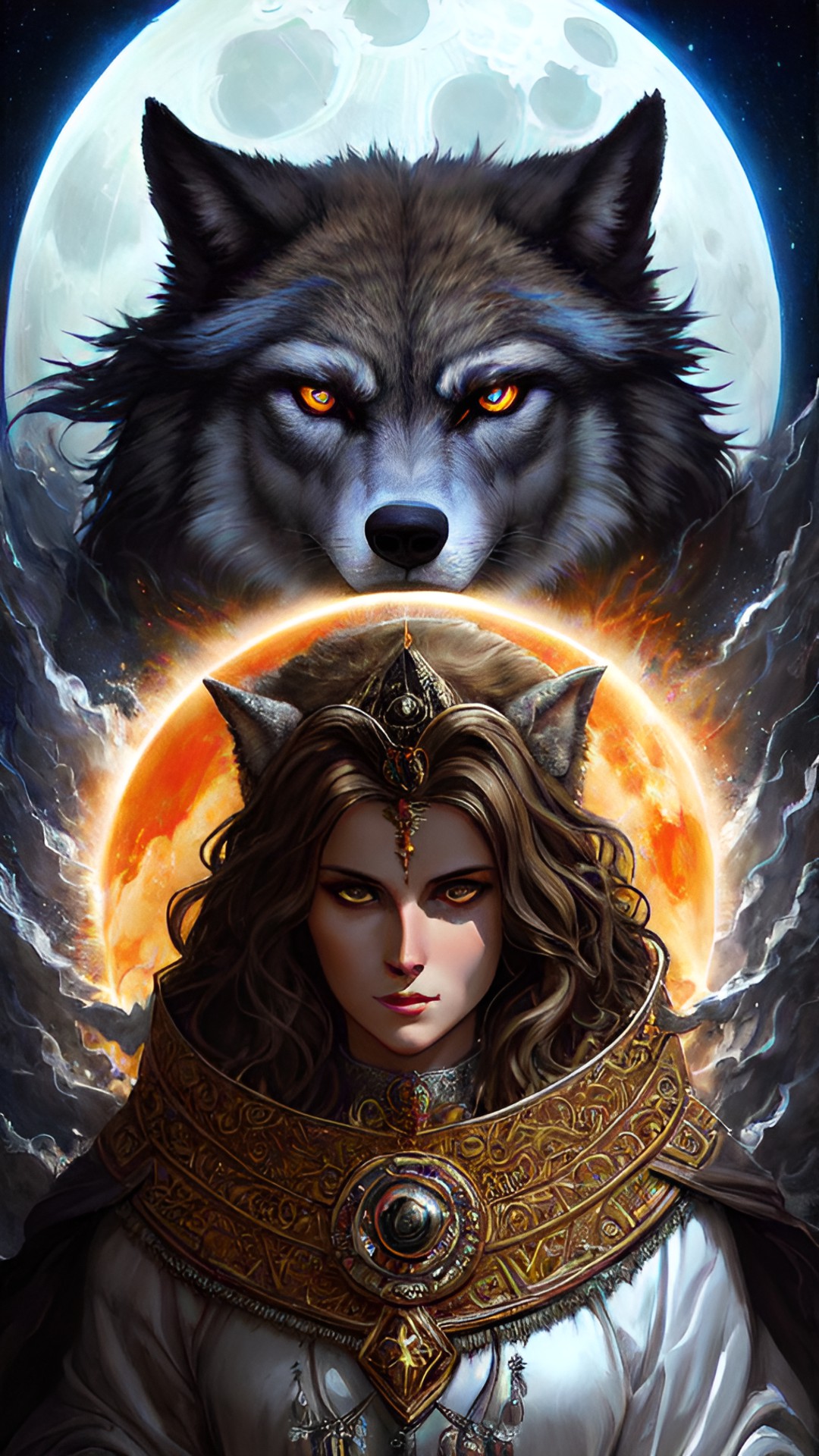 werewolf, priest of diana the moon goddess. preview