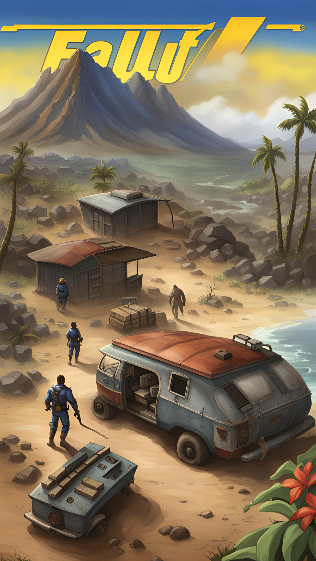 Fallout Hawaii - fallout:hawaii - hawaii is a post-apocalyptic rpg set on the island of hawaii. the player character is a vault dweller who must find a way to survive in the hostile environment. preview