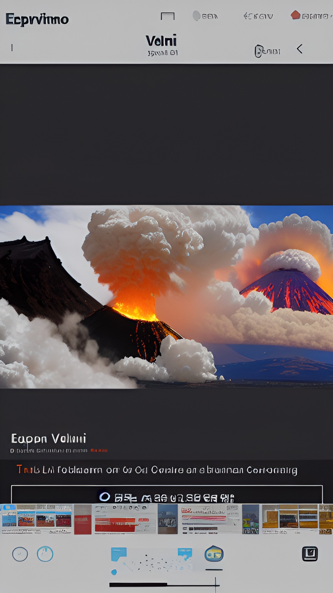 erupting volcano preview