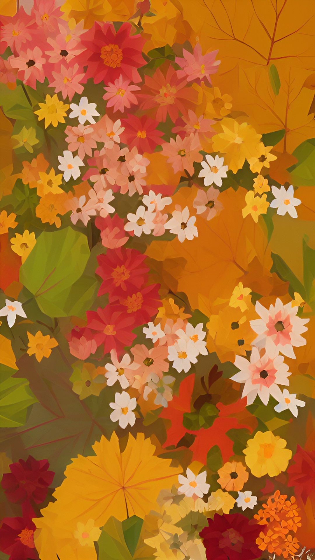 autumn flowers preview