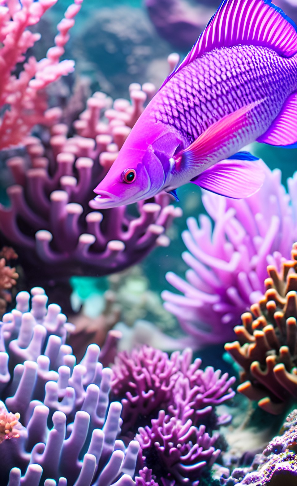 6771 - pink and purple fish preview