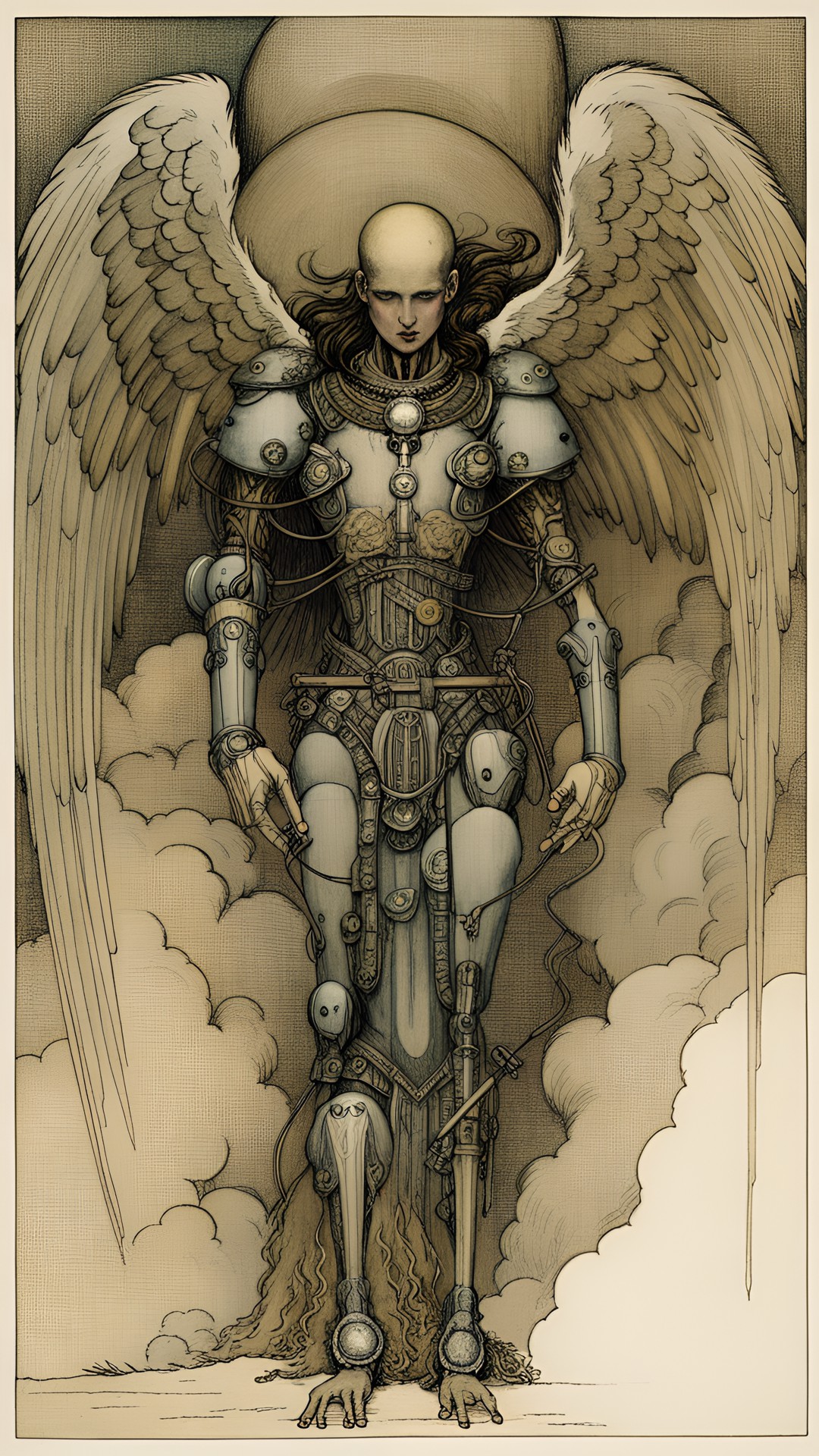 arthur rackham cybernetic angel preview