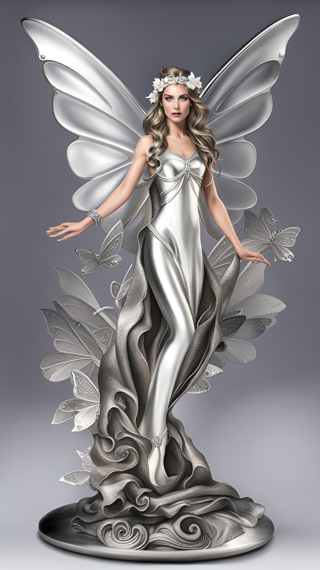 polished silver fairy preview